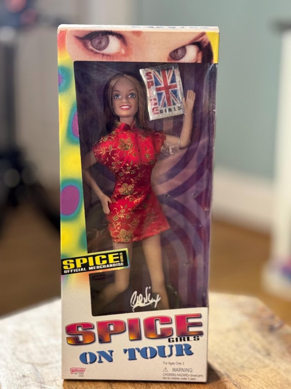 Vintage Spice Girls On Tour Geri Halliwell Ginger Spice Doll Galoob 1998